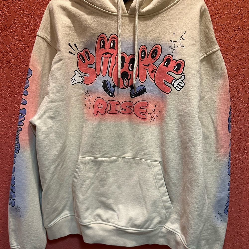 Cream Graphic Hoodie